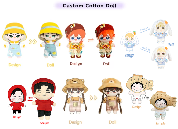 custom plush doll