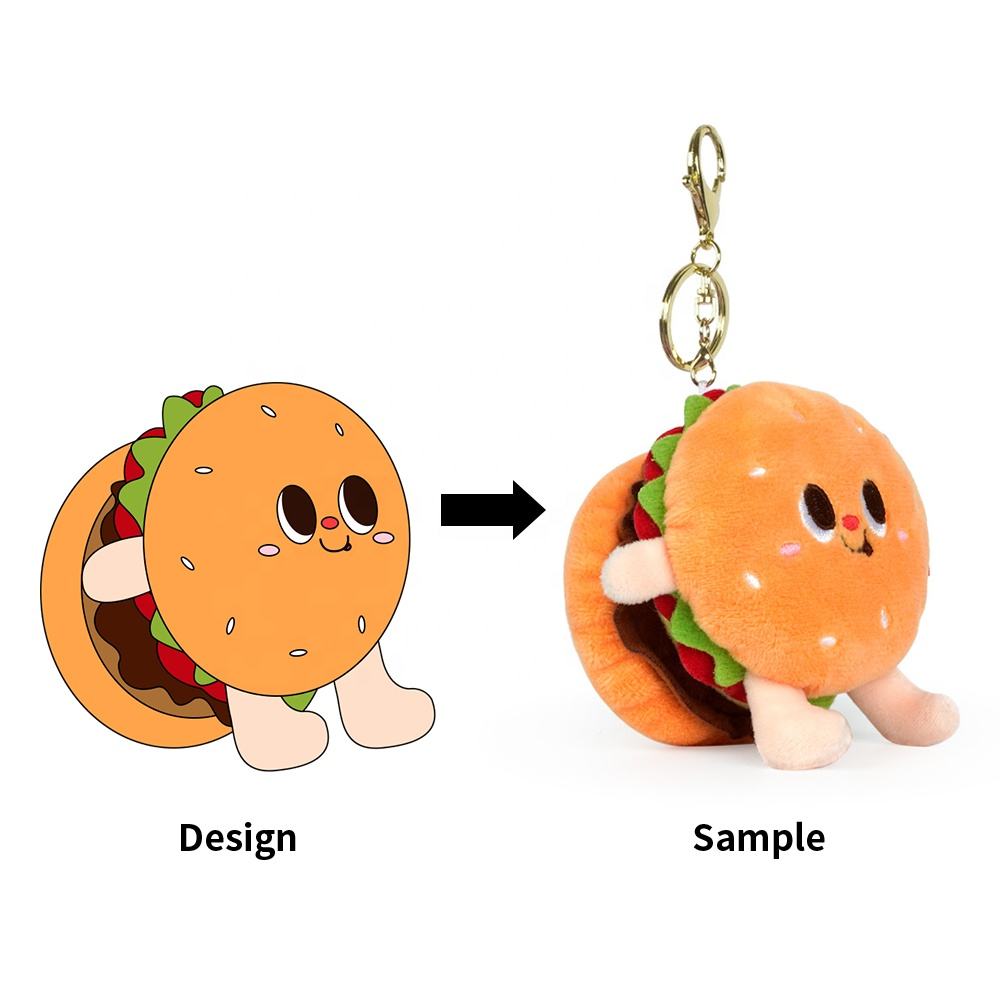 custom plush keychain