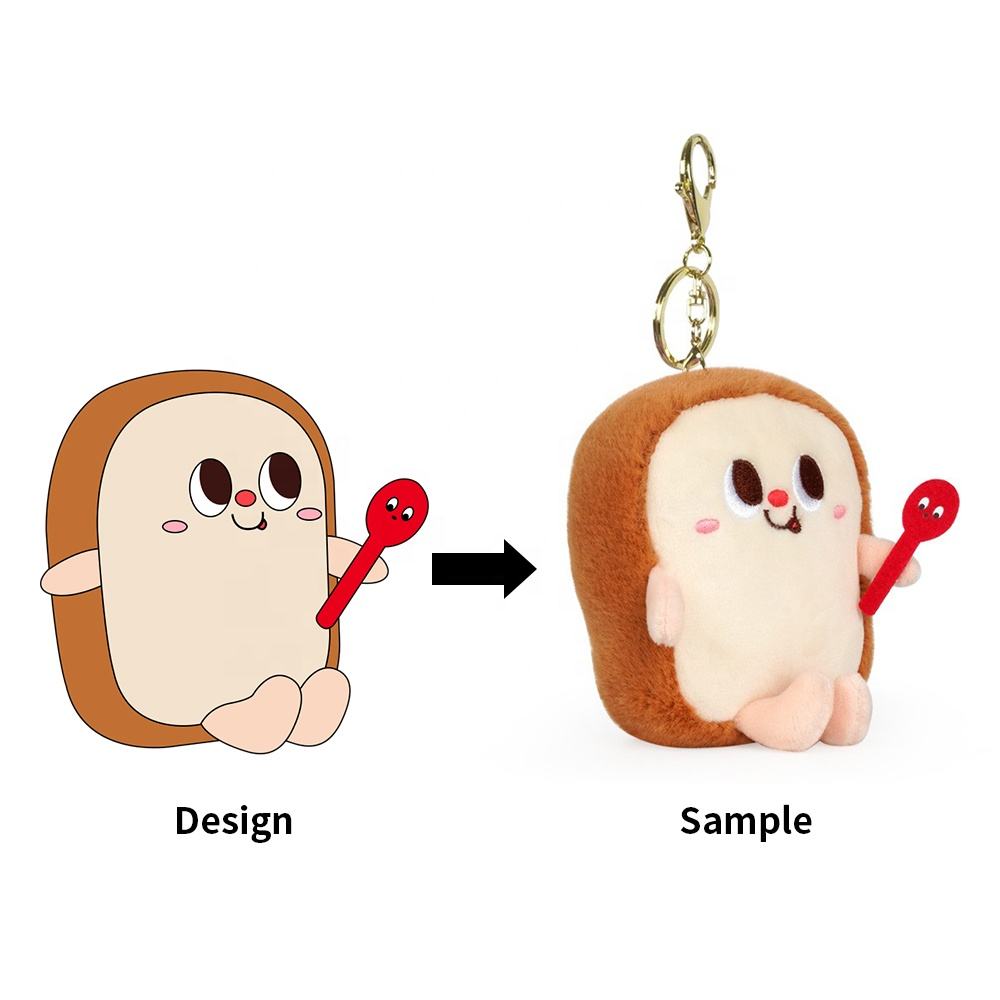 custom plush keychain