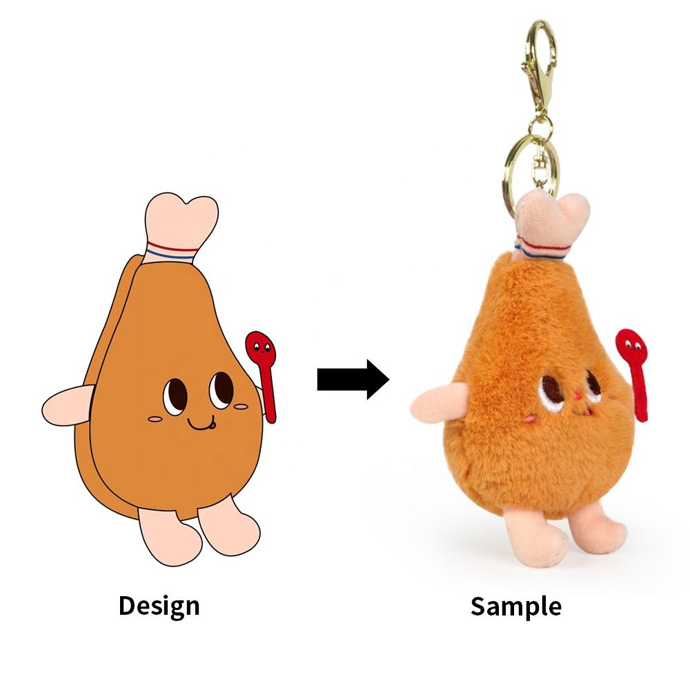 custom plush keychain